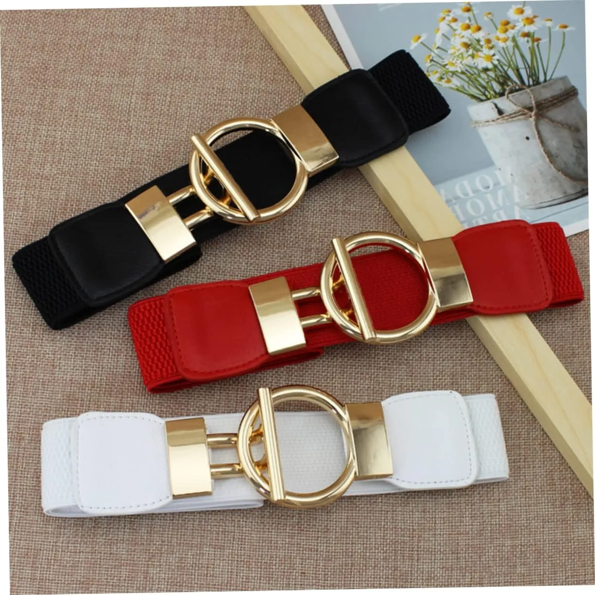 1pc Womens Belt Womens Belts Women Belt Waist Belts for Women for Dresses Woman Belts Stretchy Belts