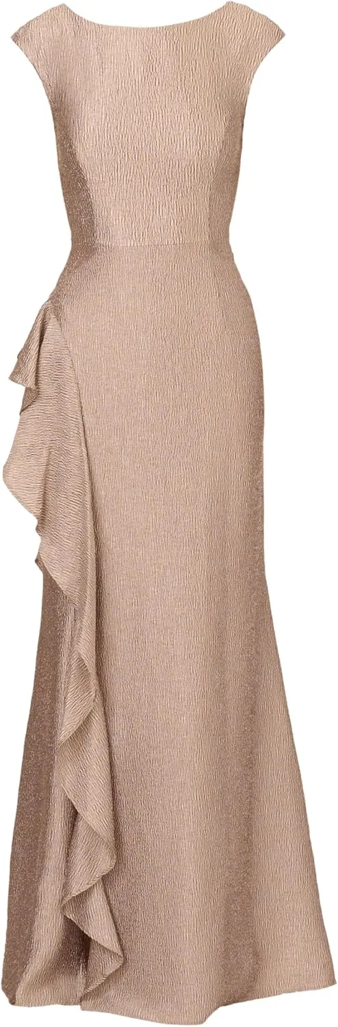 Adrianna Papell Women's Stretch Crepe Long Dress