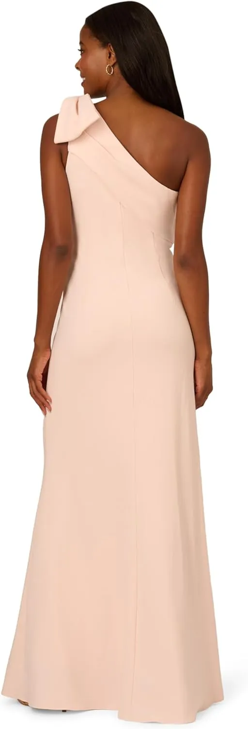 Adrianna Papell Women's Stretch Crepe Long Dress