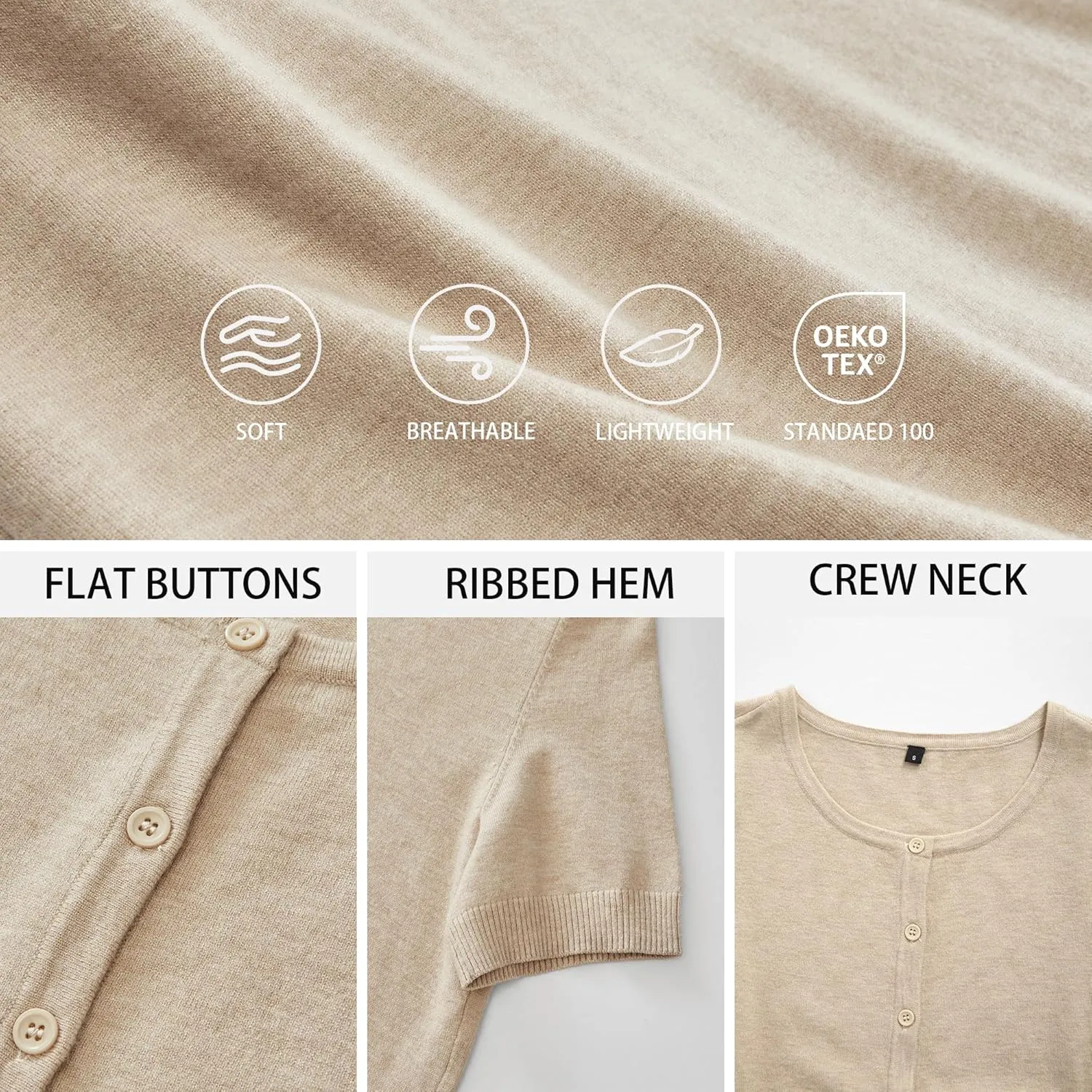 Arach&Cloz Women's Soft Summer Business Casual Cardigan Sweaters 2025