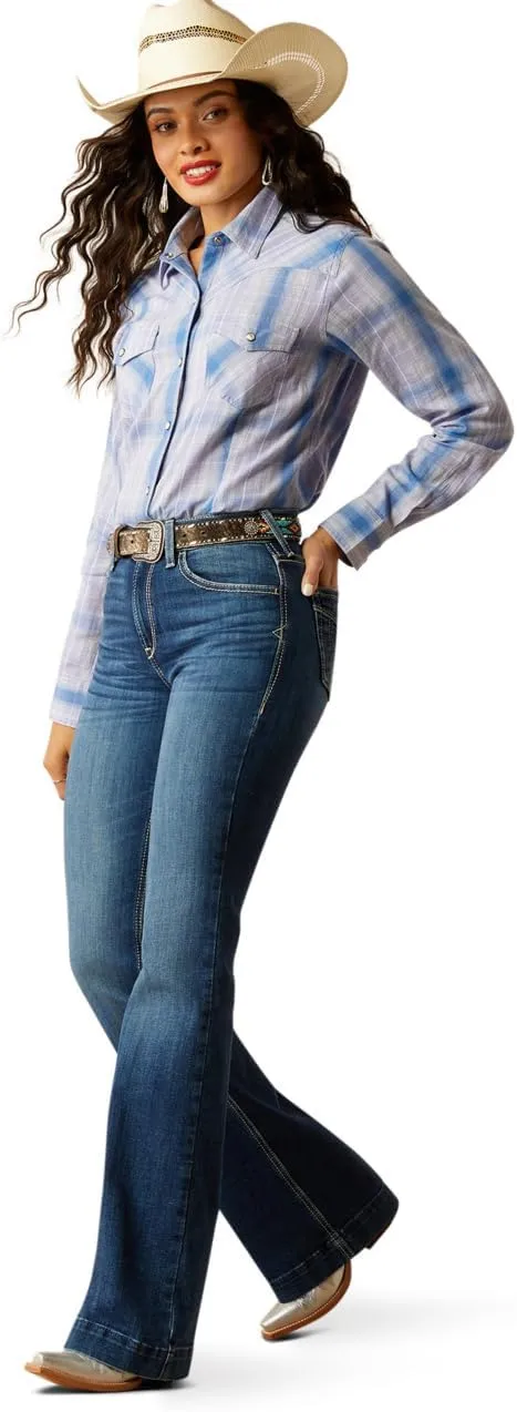 ARIAT Women's High Rise Paula Slim Trouser Jeans