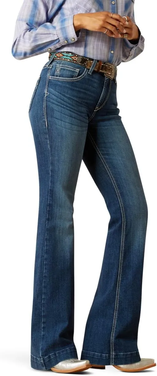 ARIAT Women's High Rise Paula Slim Trouser Jeans