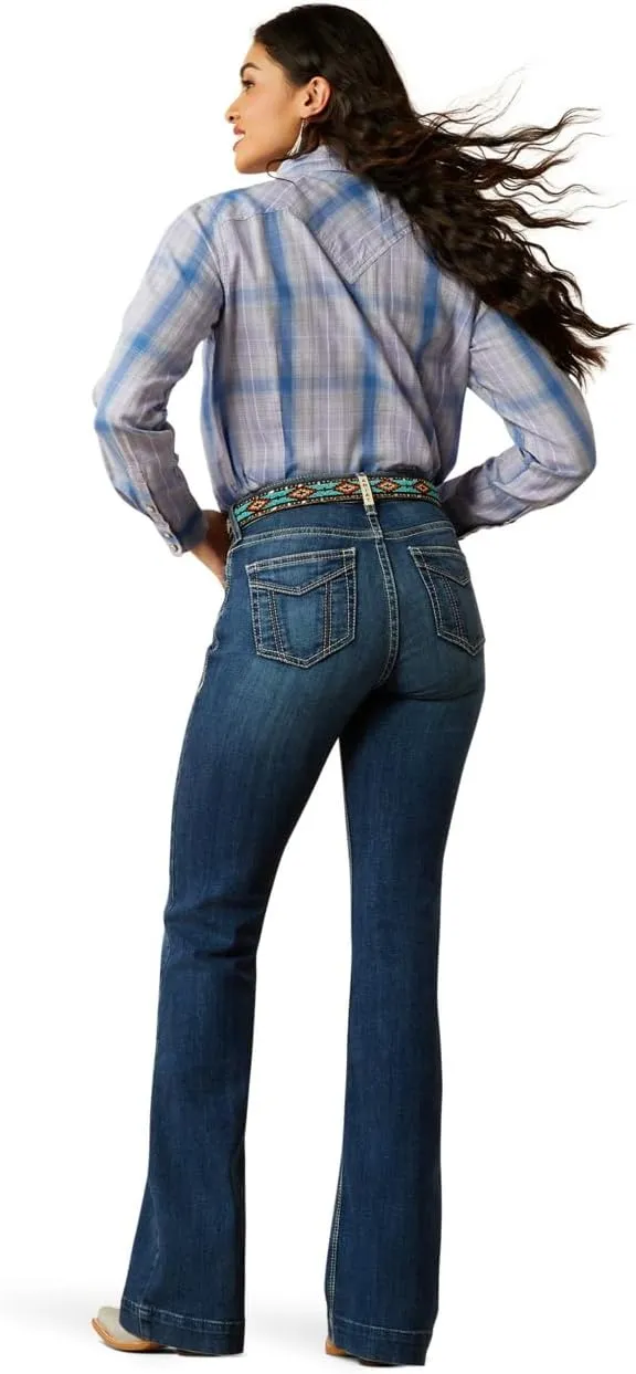 ARIAT Women's High Rise Paula Slim Trouser Jeans