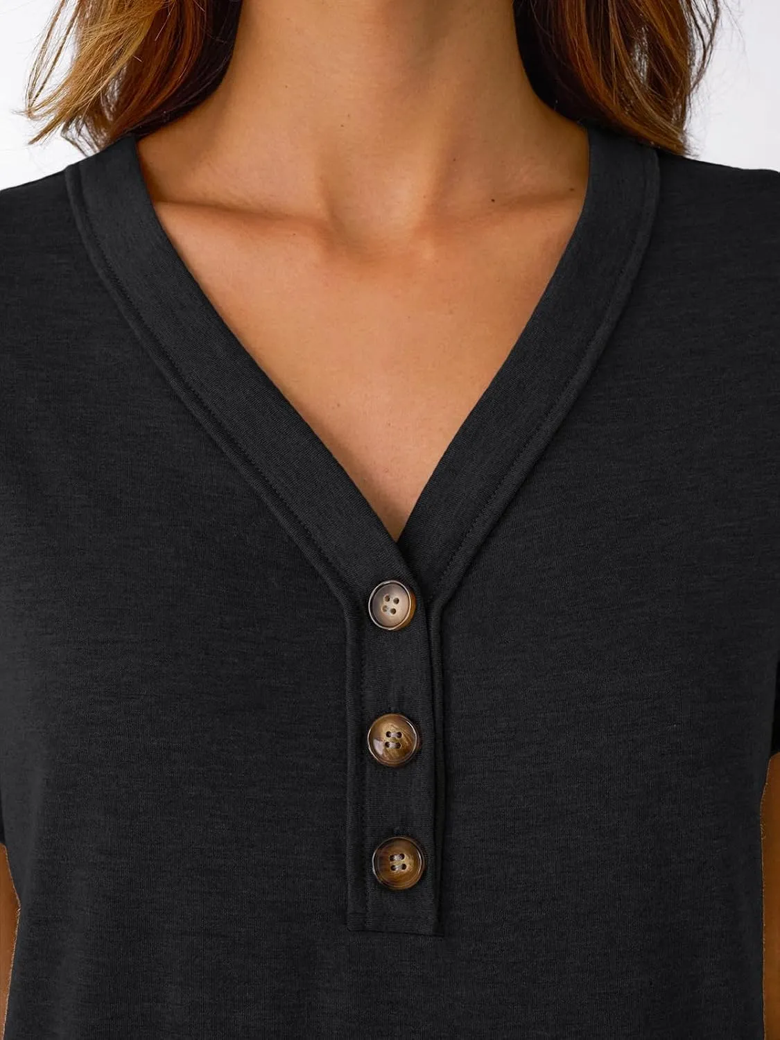 AUTOMET Short Sleeve V Neck T Shirts Womens Cap Sleeve Summer Casual Dressy Tops