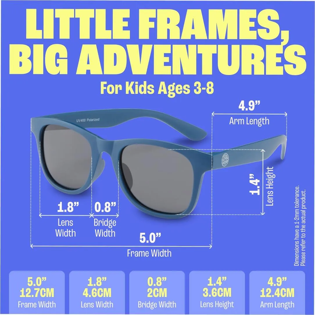 BABY SUNNIES Polarized Toddler Sunglasses Boys & Girls - Unbreakable, For Kids - UV Protection