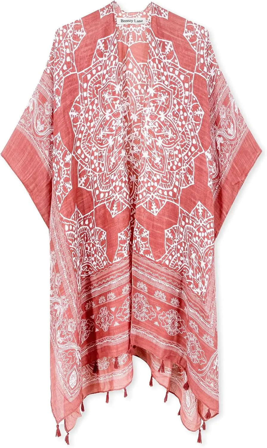 Breezy Lane Kimonos for Women Swimsuit Coverups Beach Cover Up Swimwear Cardigan Summer