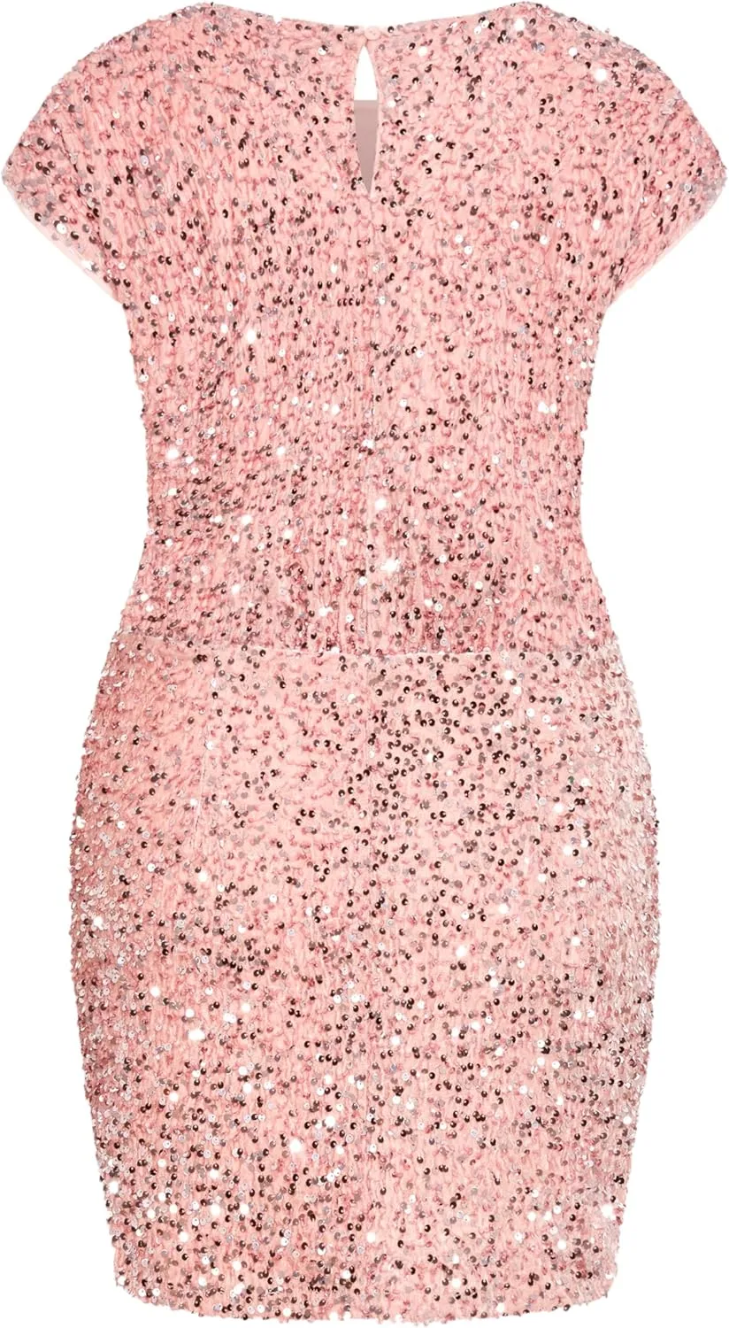 City Chic Women's Plus Size Sequin Party Dress