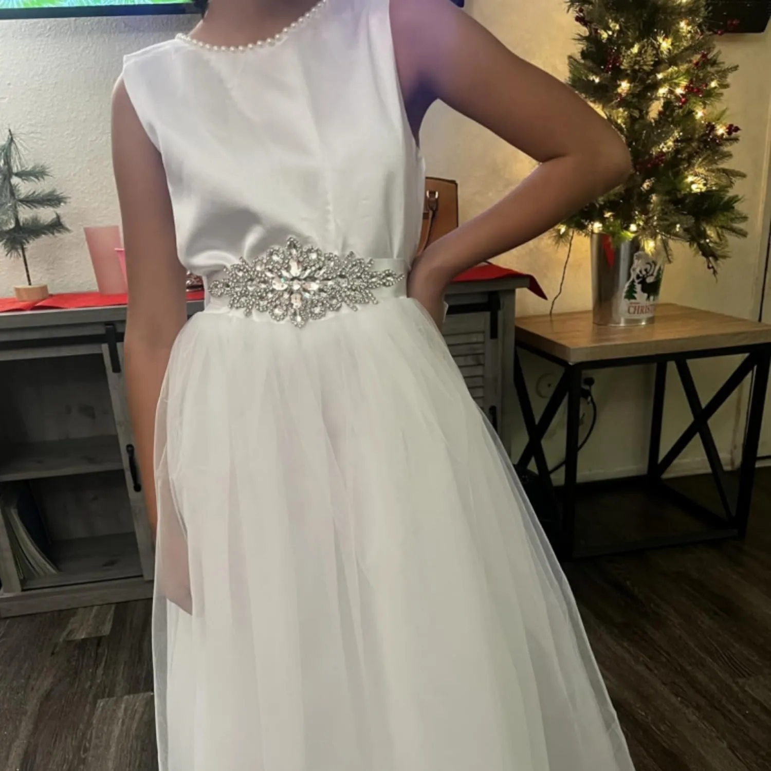 CoFashion Women's Belts Rhinestone Belt for Dresses Rhinestone Bridal Belt for Wedding