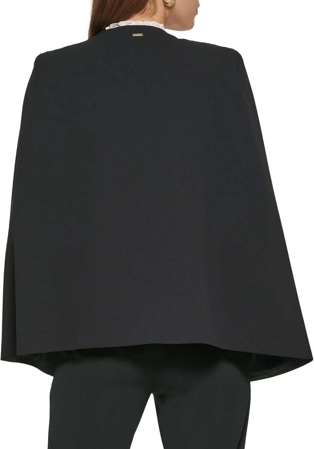 DKNY Women's Open Front Blazer Cape