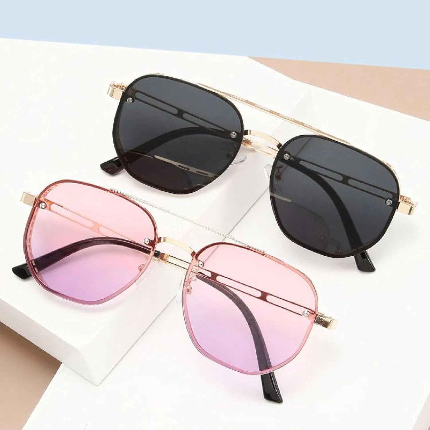 Fashion Punk Luxury Sunglasses Men Women Style Gradient Sunglasses