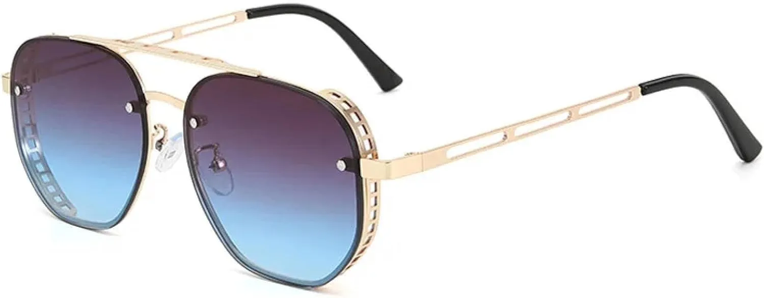 Fashion Punk Luxury Sunglasses Men Women Style Gradient Sunglasses