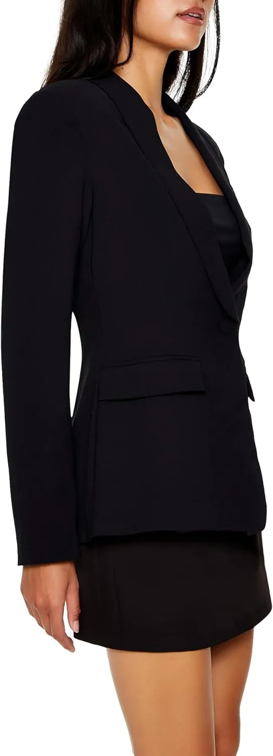 Forever 21 Women's Shawl Lapel Blazer