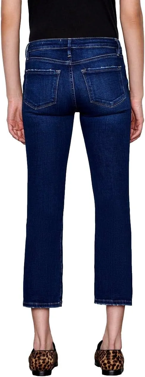 FRAME Women's Le Mini Boot Jeans, Terre
