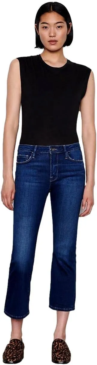 FRAME Women's Le Mini Boot Jeans, Terre
