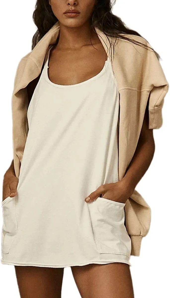 Free People Women's Hot Shot Mini Dress, White