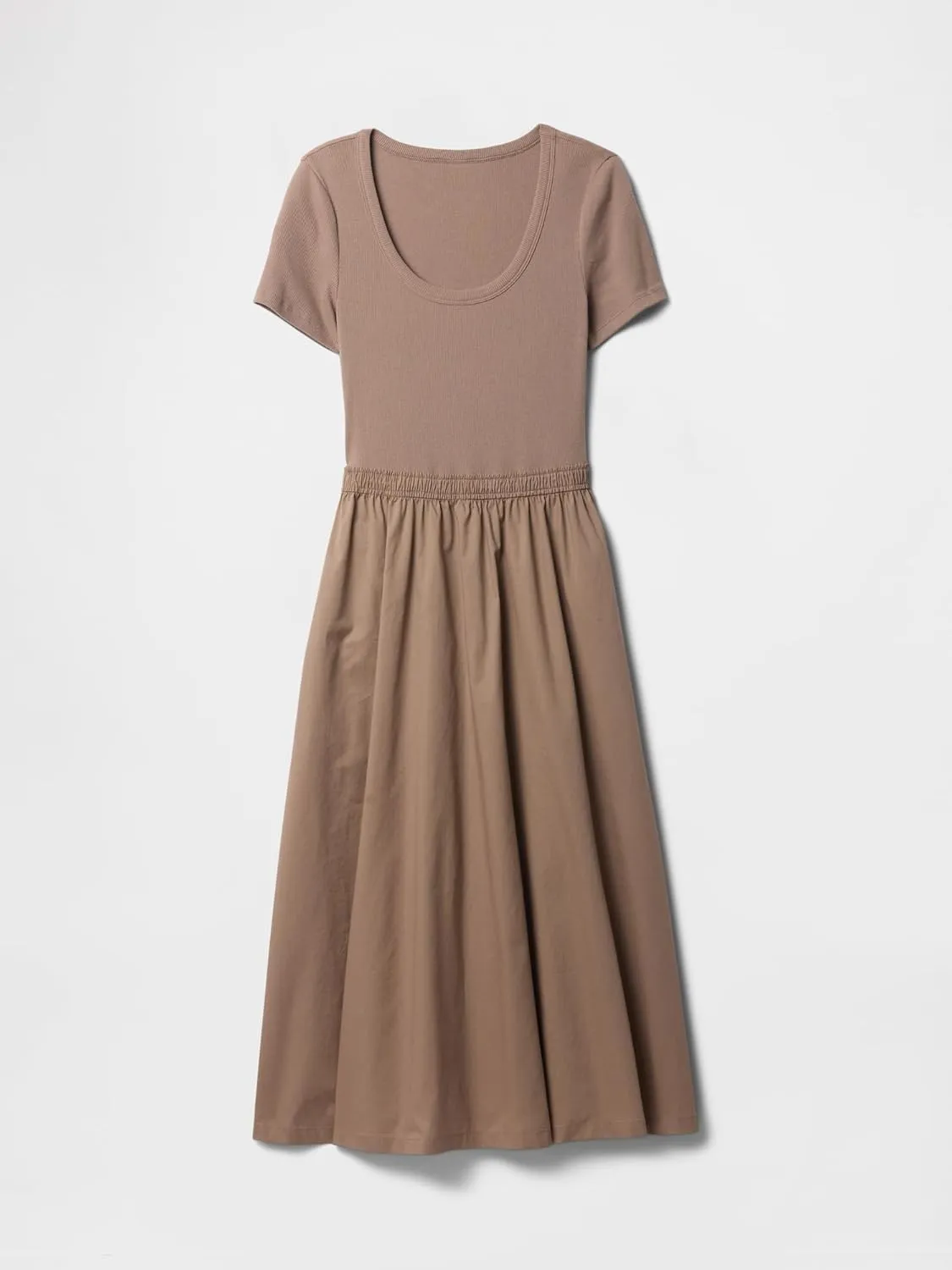 GAP Women's Scoop Neck Midi Dress