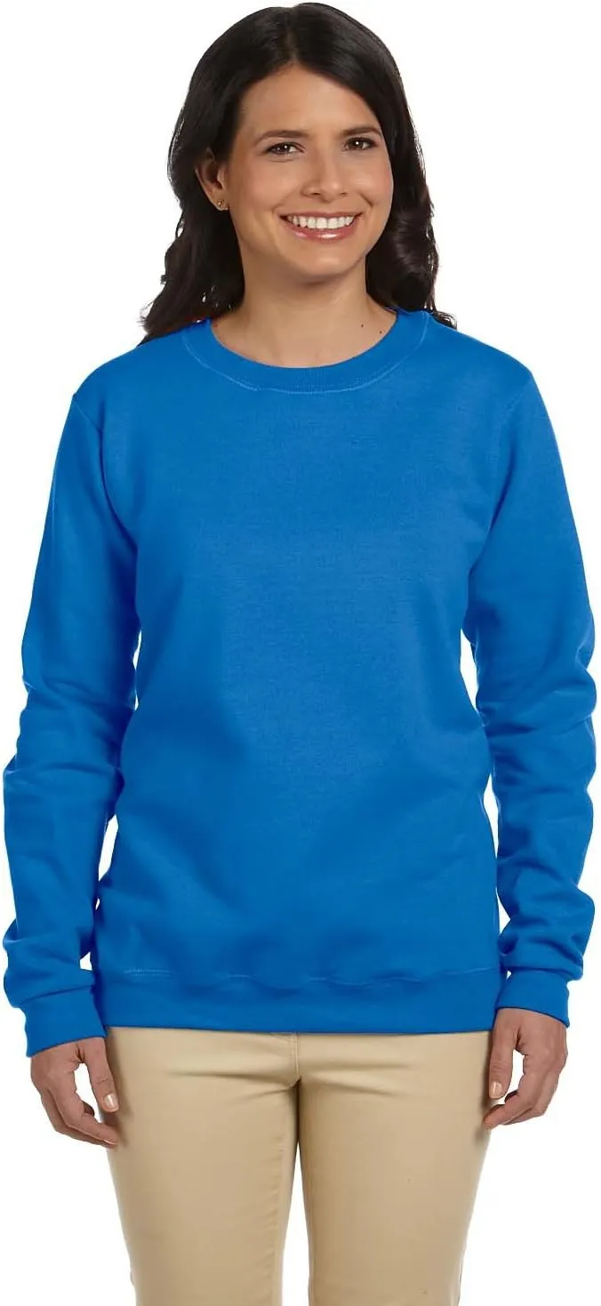 Gildan Women's Fleece Crewneck Sweatshirt, Style G18000fl
