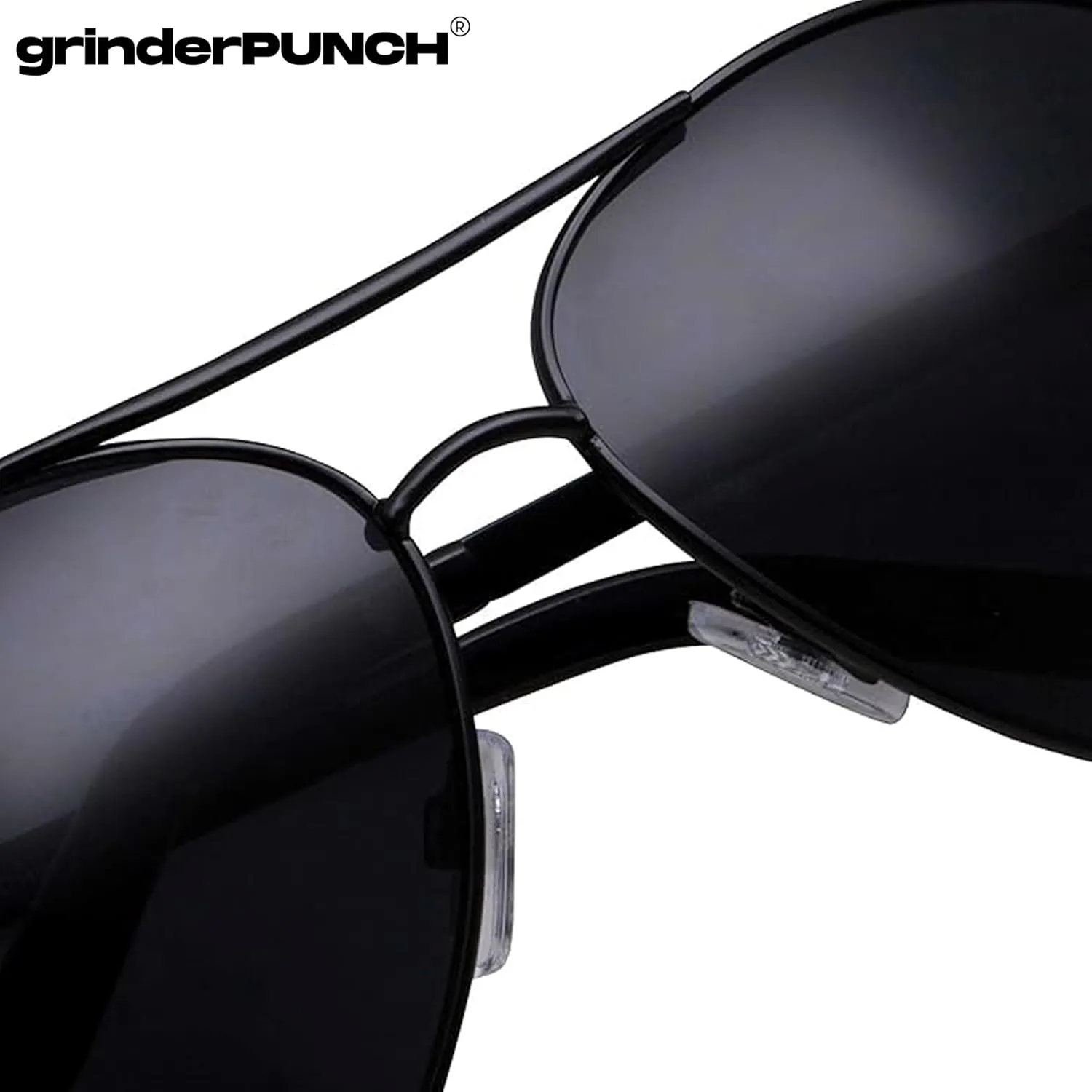 grinderPUNCH - Big XL Wide Frame Extra Large Aviator Sunglasses Oversized 148mm
