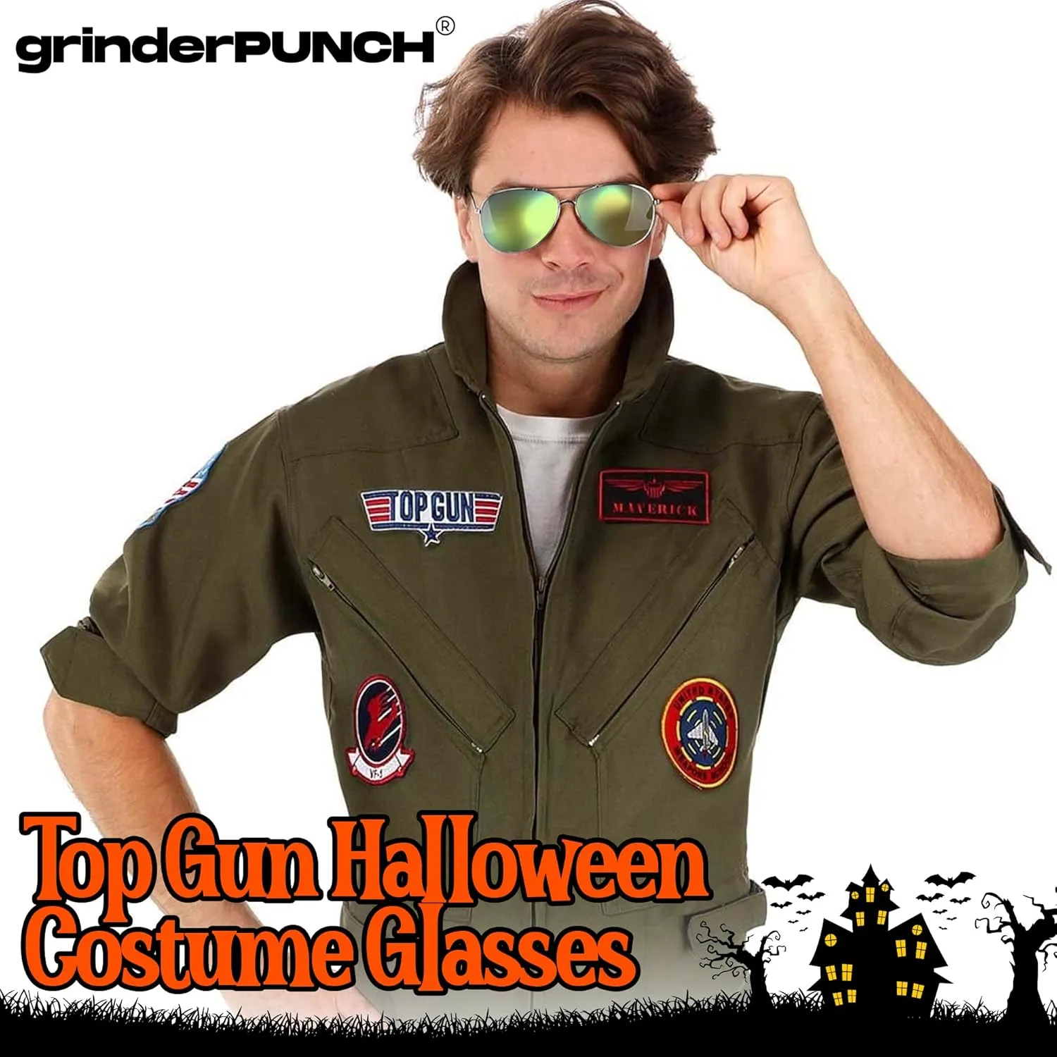 grinderPUNCH - Big XL Wide Frame Extra Large Aviator Sunglasses Oversized 148mm