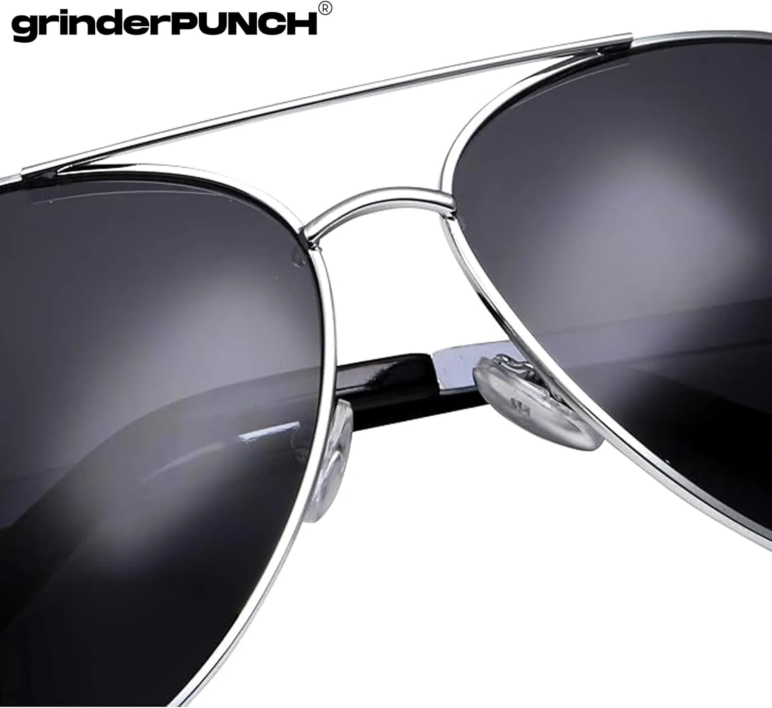 grinderPUNCH - Big XL Wide Frame Extra Large Aviator Sunglasses Oversized 148mm