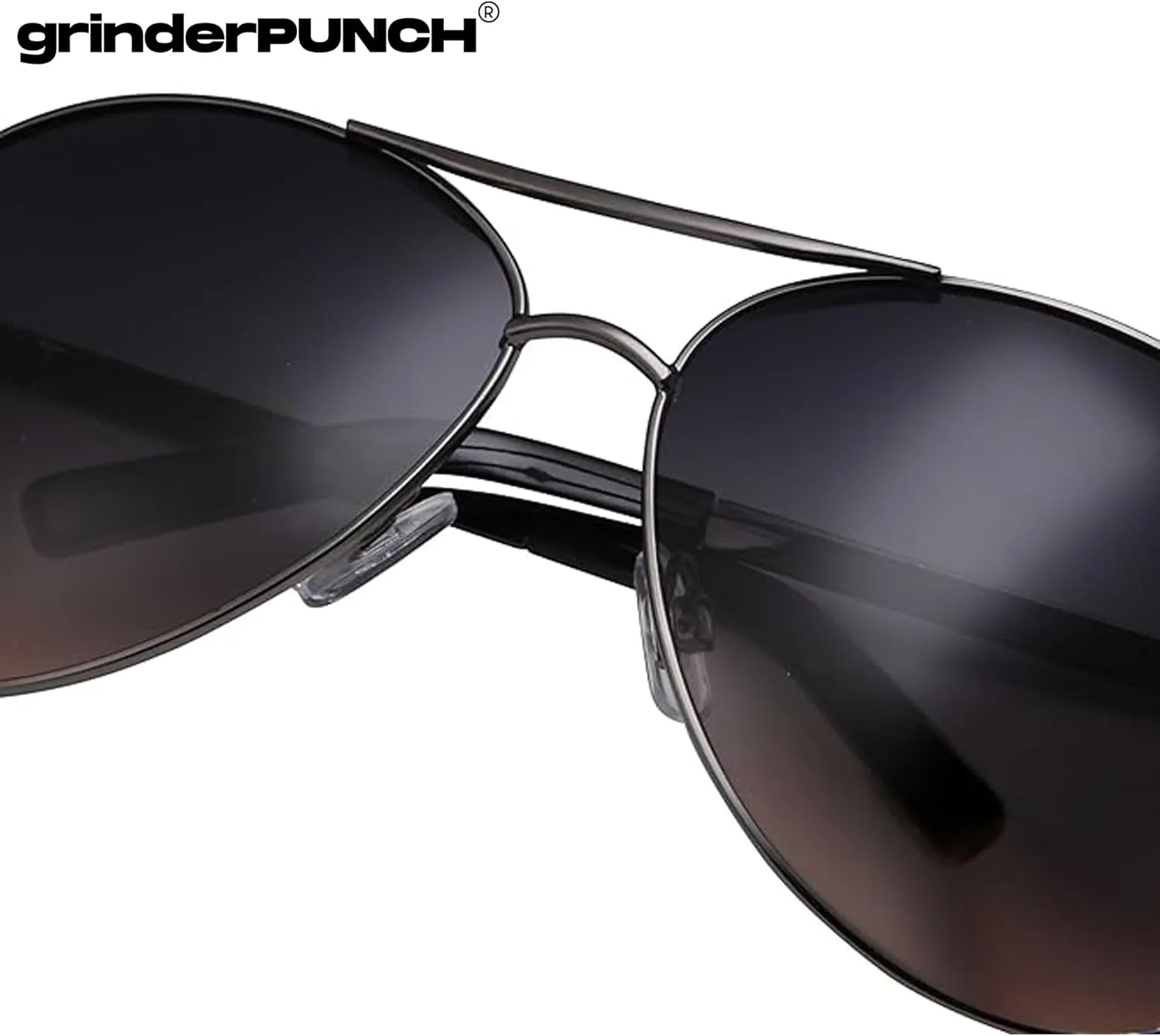 grinderPUNCH - Big XL Wide Frame Extra Large Aviator Sunglasses Oversized 148mm