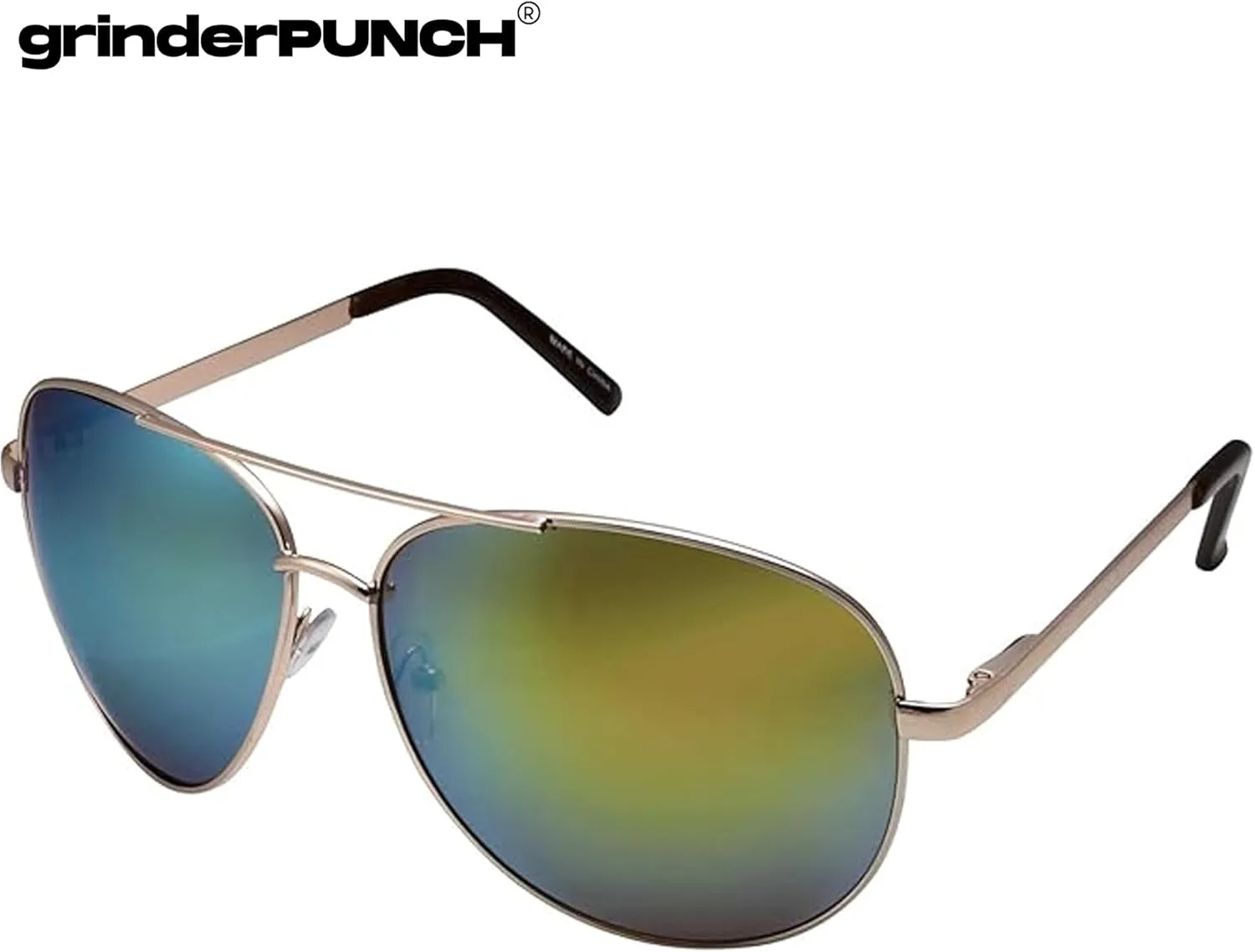 grinderPUNCH - Big XL Wide Frame Extra Large Aviator Sunglasses Oversized 148mm