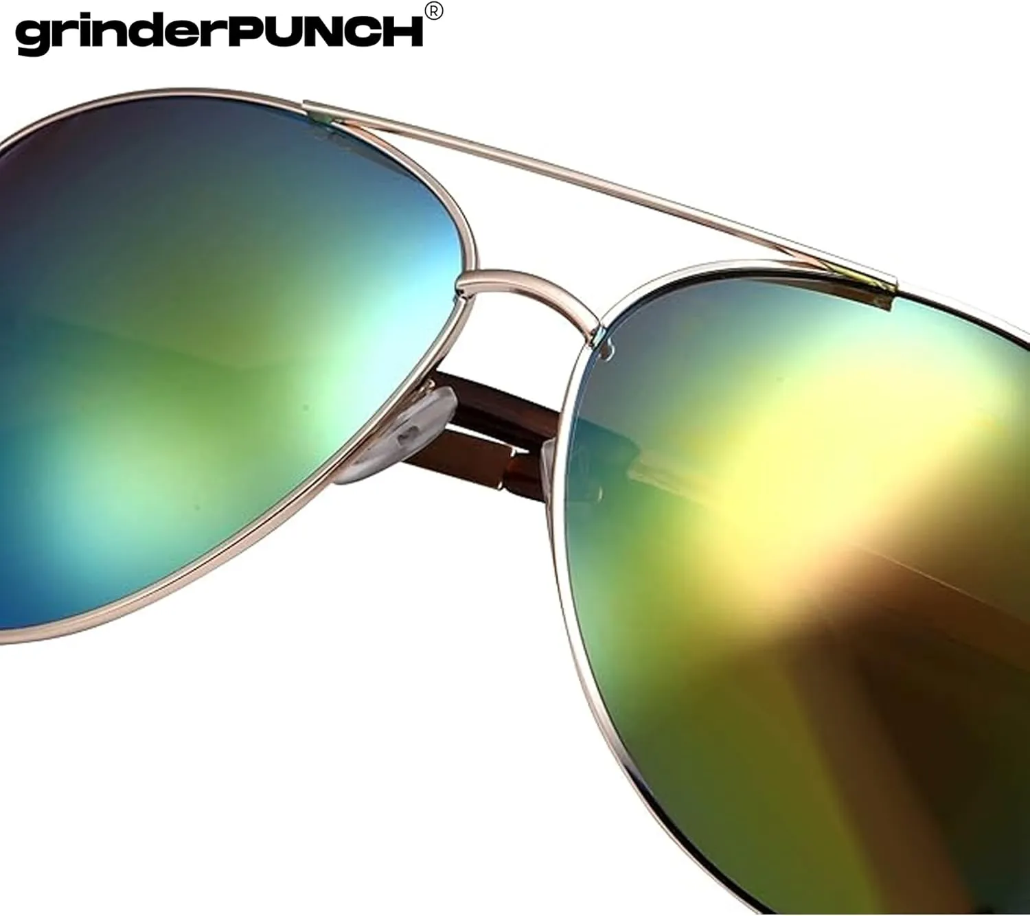 grinderPUNCH - Big XL Wide Frame Extra Large Aviator Sunglasses Oversized 148mm