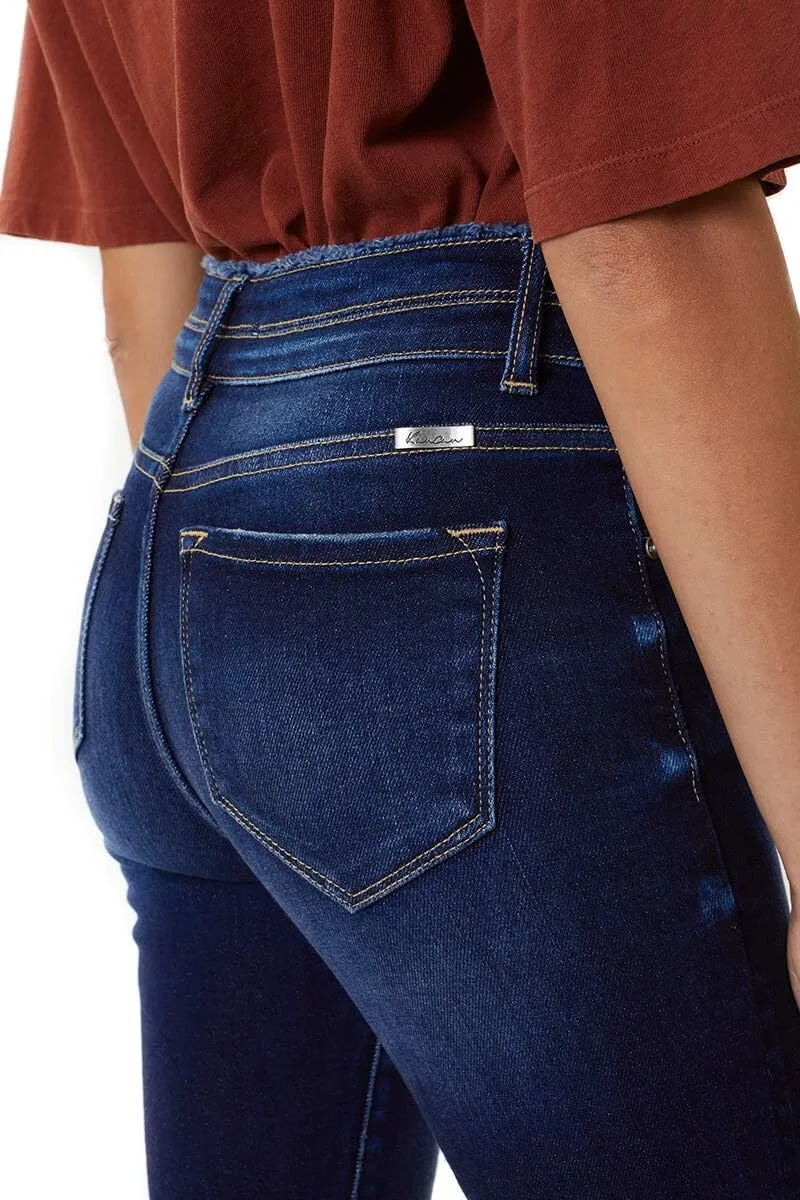 Kancan Women's High Rise Ankle Skinny Jeans - KC7317
