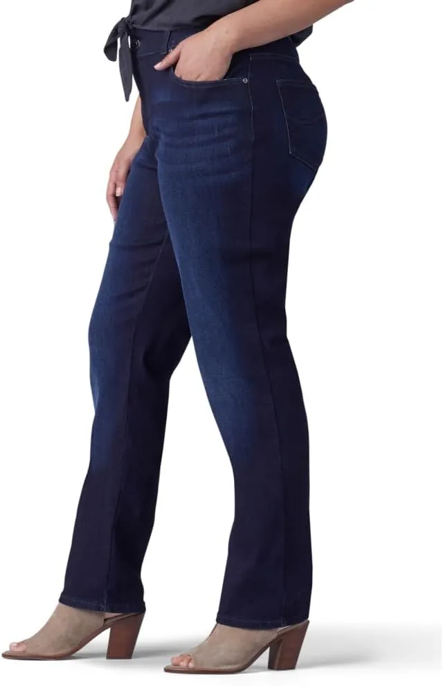 LEE Women's Relaxed Fit Straight-Leg Jean