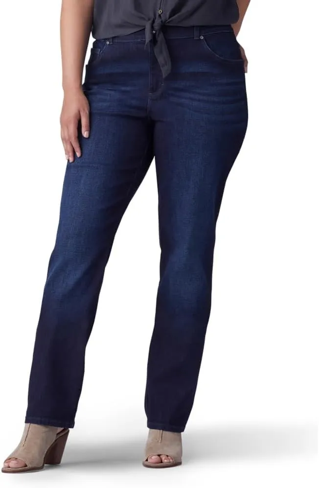 LEE Women's Relaxed Fit Straight-Leg Jean