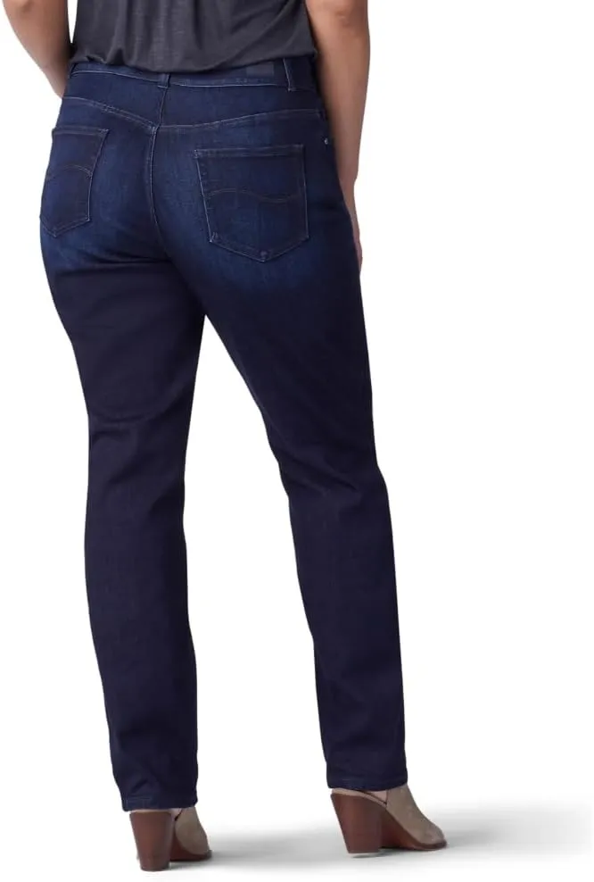LEE Women's Relaxed Fit Straight-Leg Jean