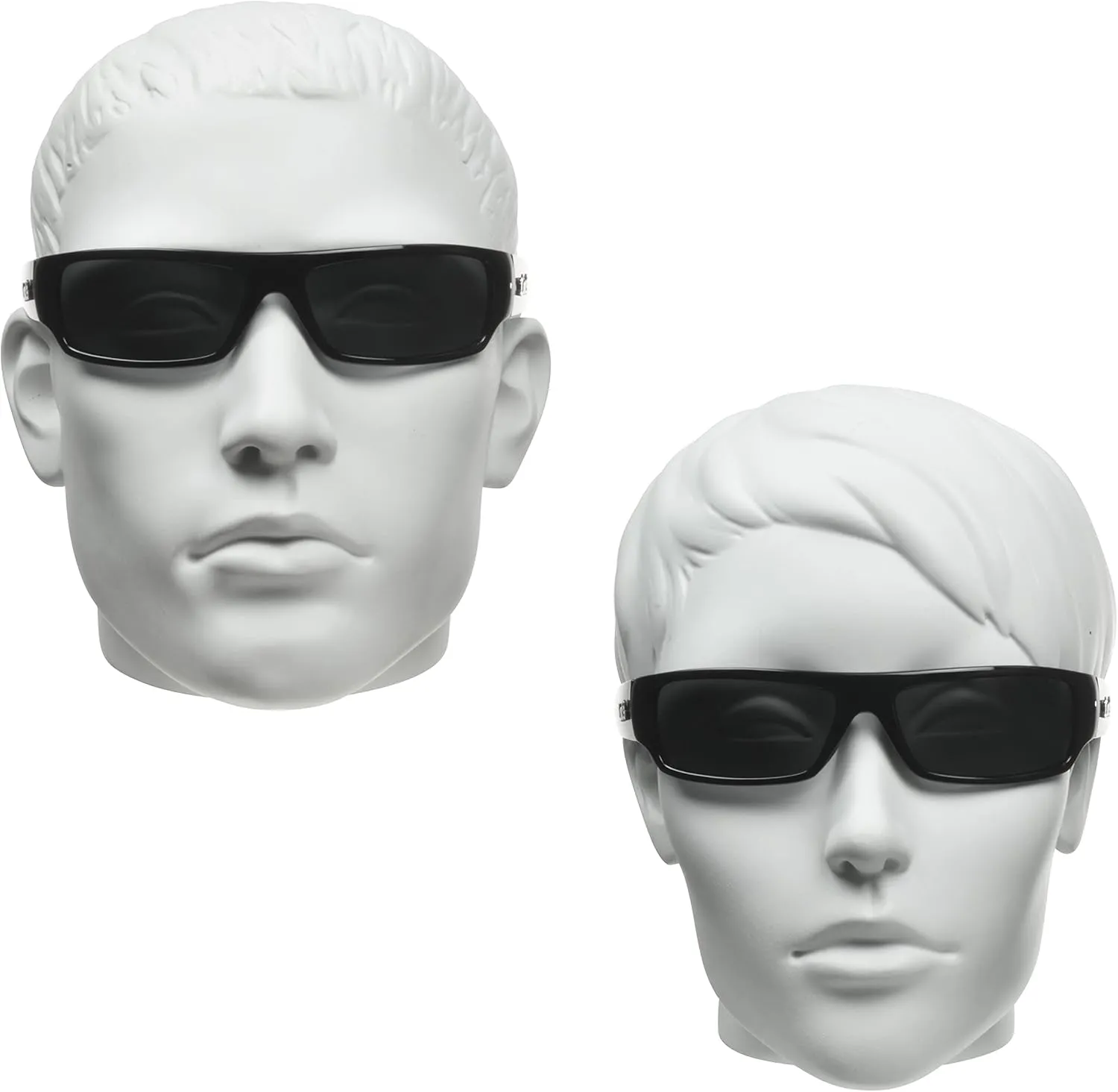 Locs Super Dark Sunglasses Mens Black Wrap Around Lowrider Gangster Cholo Vintage Flat Top