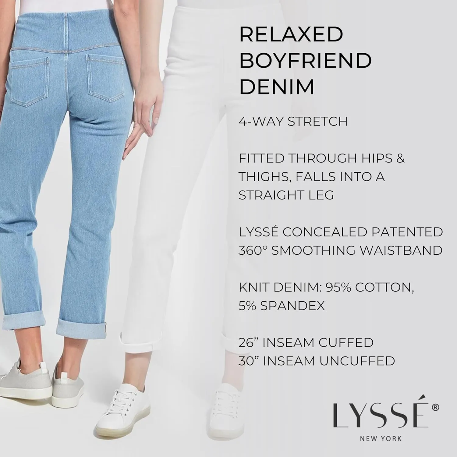 Lyss?? Women's Boyfriend Denim Legging