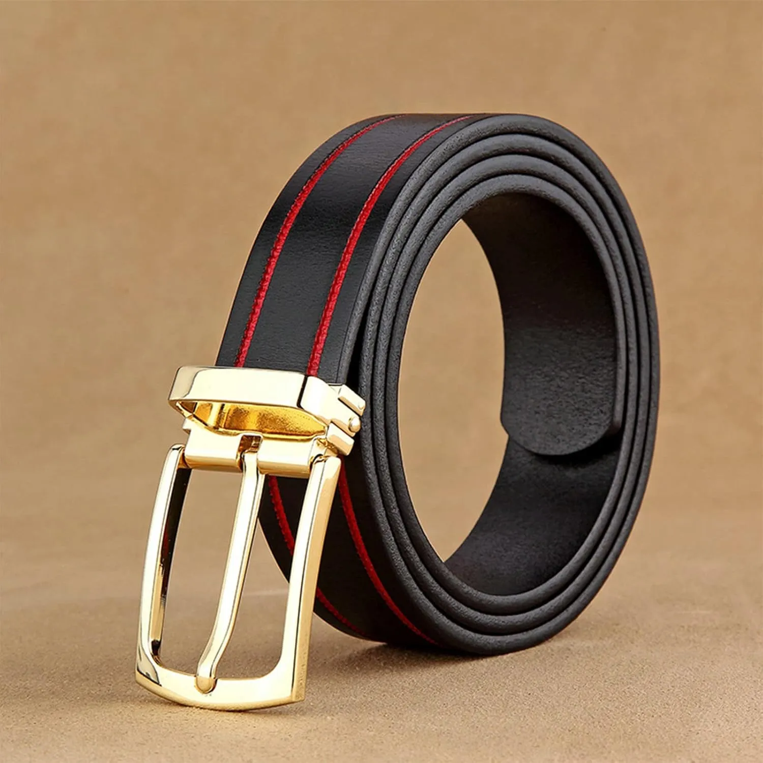 Men's Belts,Genuine Leather Belts Business Work Style Belts Versatile Jeans/Dresses Variety Belts