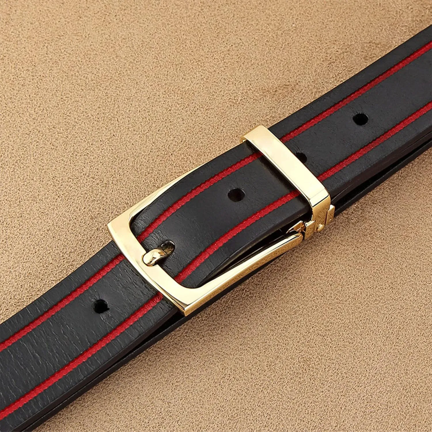 Men's Belts,Genuine Leather Belts Business Work Style Belts Versatile Jeans/Dresses Variety Belts