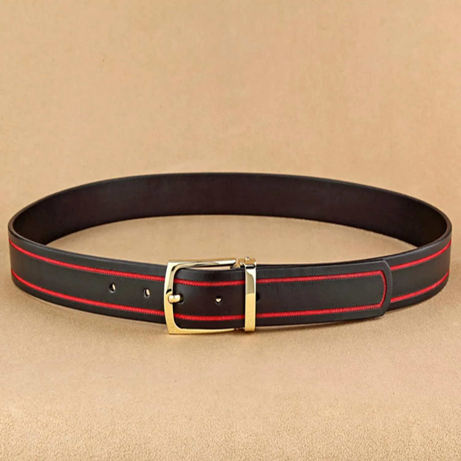Men's Belts,Genuine Leather Belts Business Work Style Belts Versatile Jeans/Dresses Variety Belts