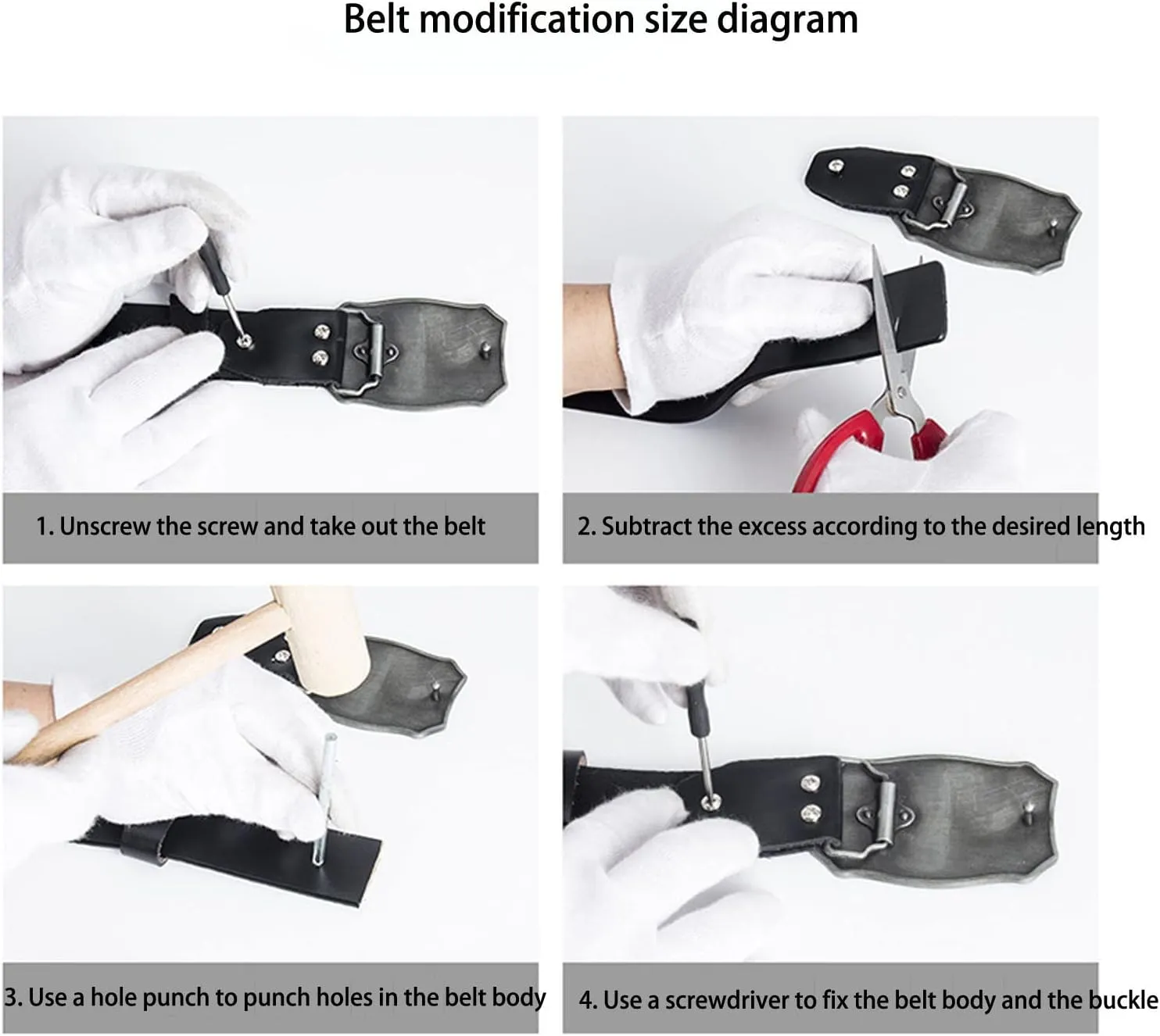 Men's Denim Belts,Long Horn Buckle Buckle Genuine Leather Belts Casual Decoration Fashion Style Belts