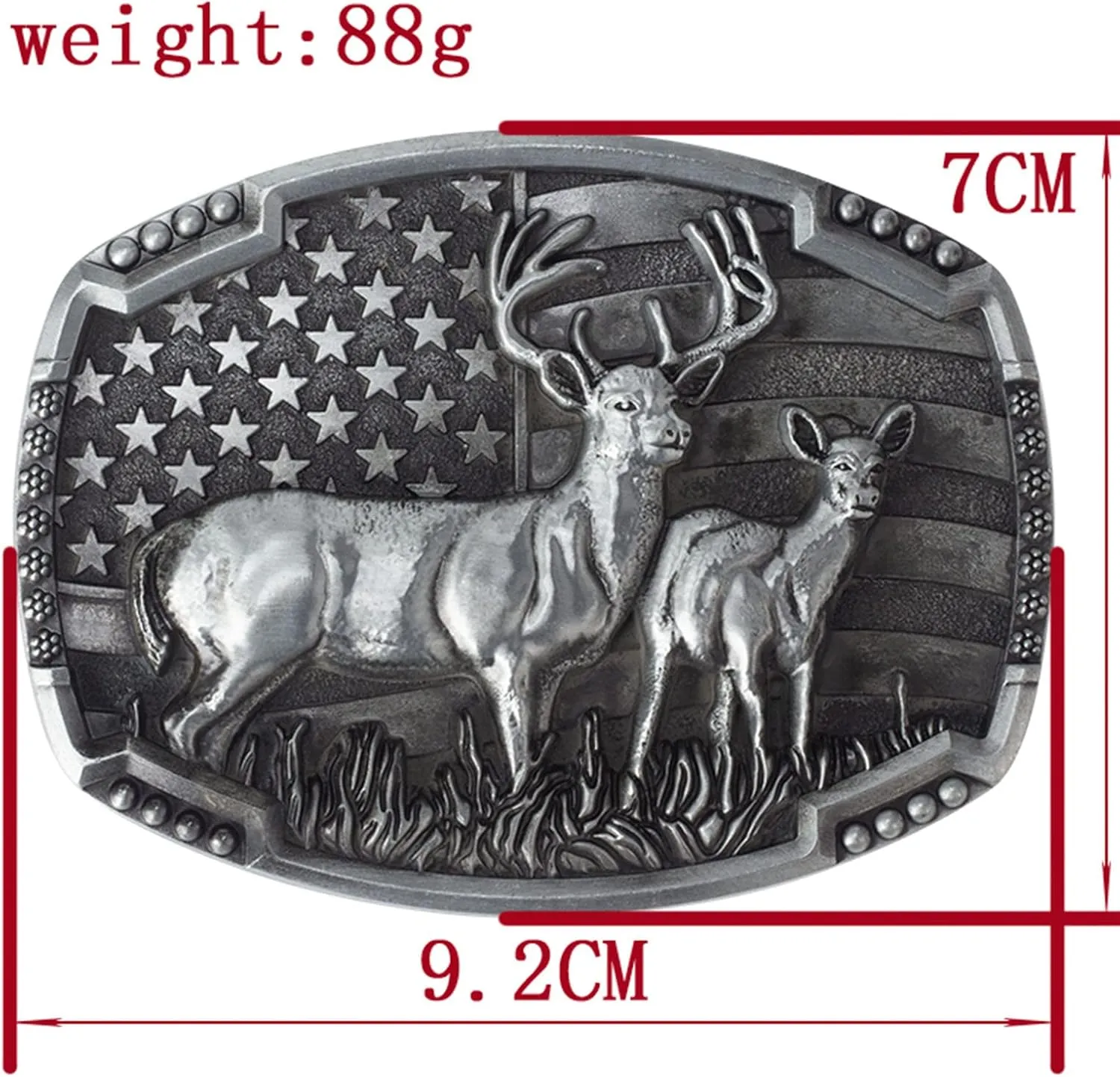 Men's Denim Belts,Long Horn Buckle Buckle Genuine Leather Belts Casual Decoration Fashion Style Belts