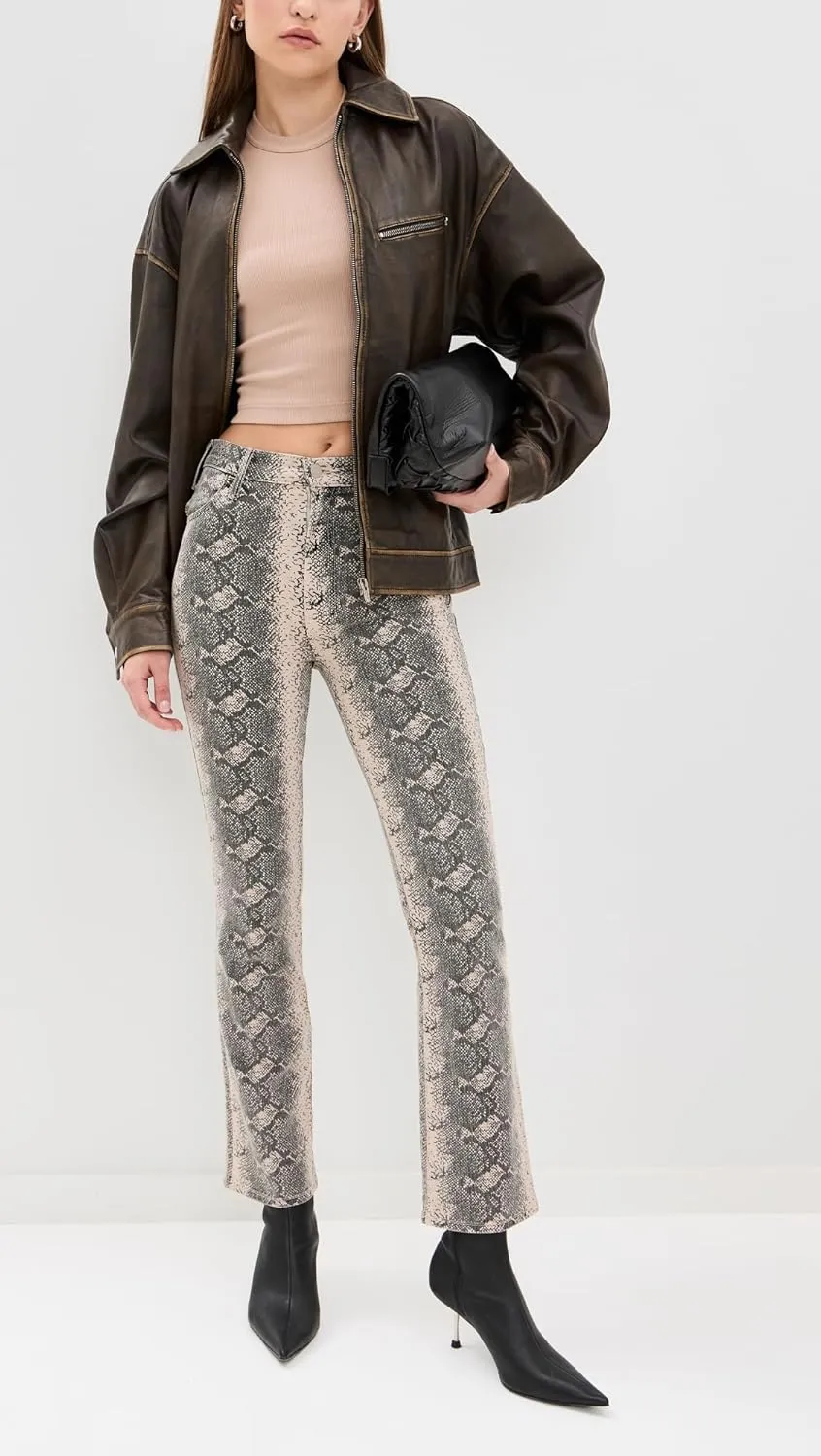 MOTHER Women's The Hustler Roller Heel Jeans