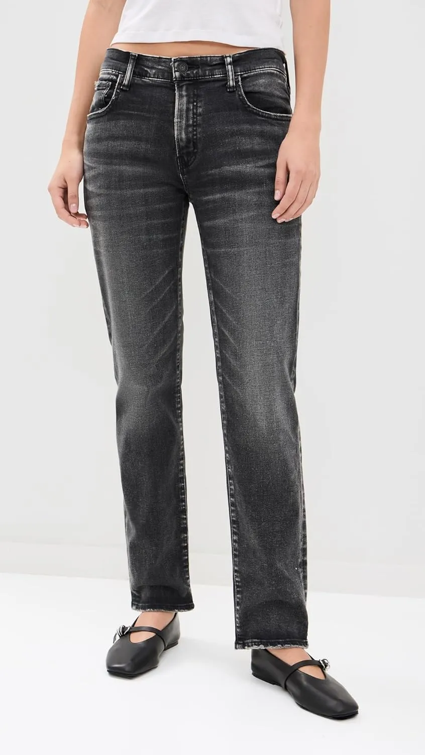 MOUSSY VINTAGE Women's MV Fairfield Slim Straight Jeans