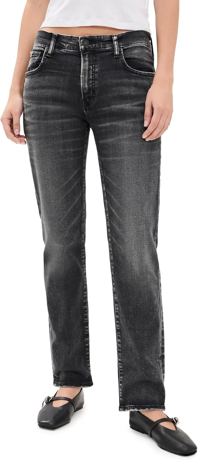 MOUSSY VINTAGE Women's MV Fairfield Slim Straight Jeans