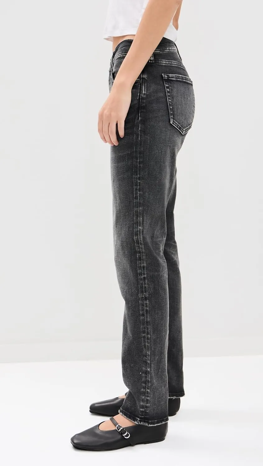 MOUSSY VINTAGE Women's MV Fairfield Slim Straight Jeans