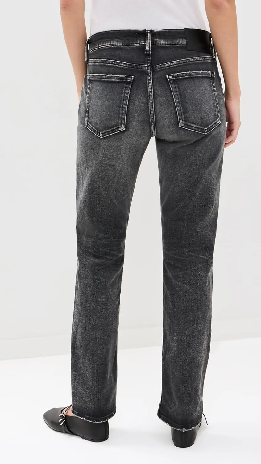 MOUSSY VINTAGE Women's MV Fairfield Slim Straight Jeans