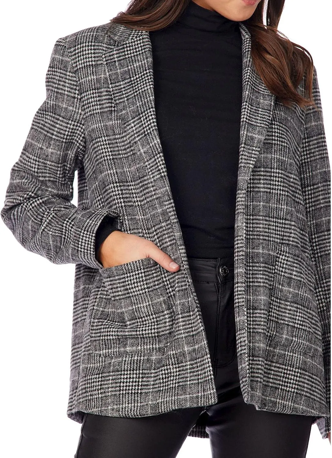 Mud Pie Women Bynes Plaid Blazer