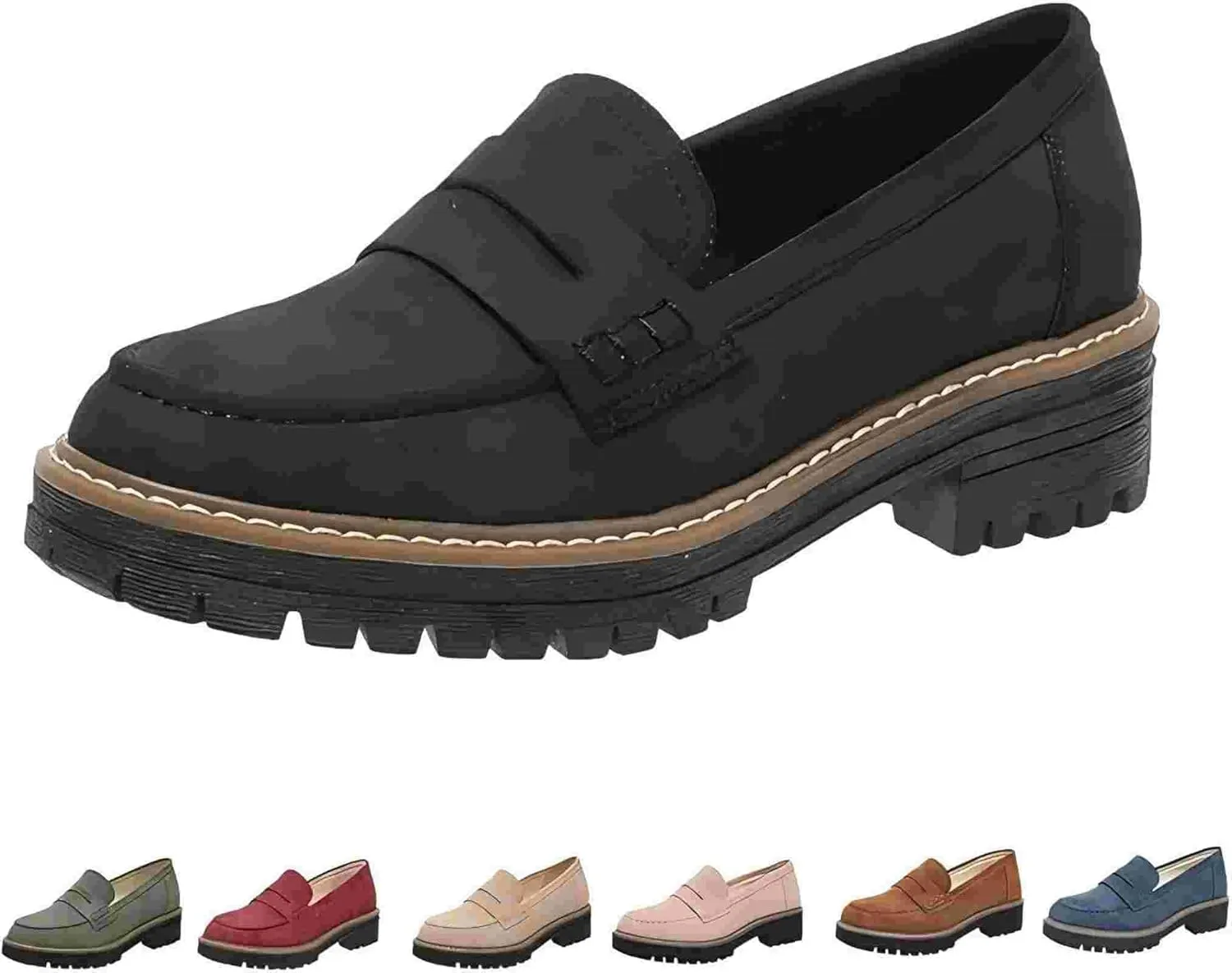 Orthoture-Orthopedic Platform Loafers Orthoture Womens Shoes Womens Loafers Comfortable Slip On Comfort Casual Fashion