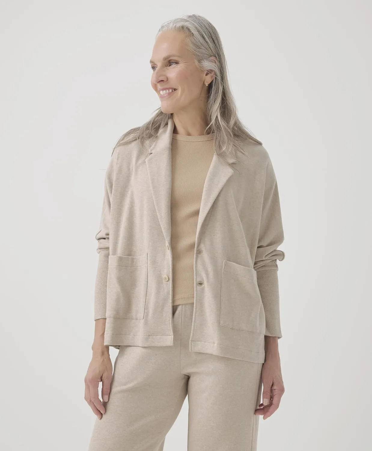 Pact Organic Cotton Women's Relaxed Blazer
