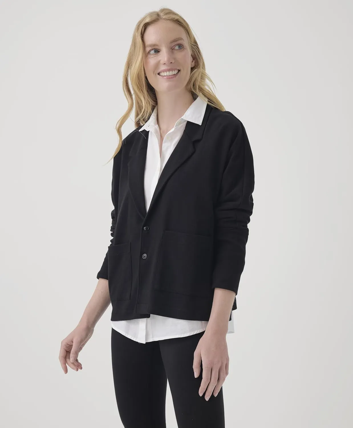 Pact Organic Cotton Women's Relaxed Blazer
