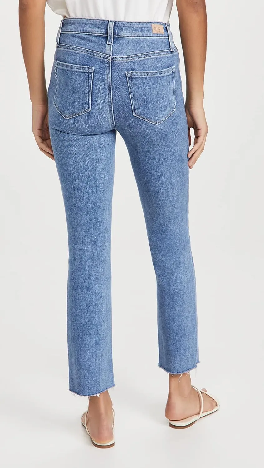 PAIGE Women's Cindy Jeans with Raw Hem
