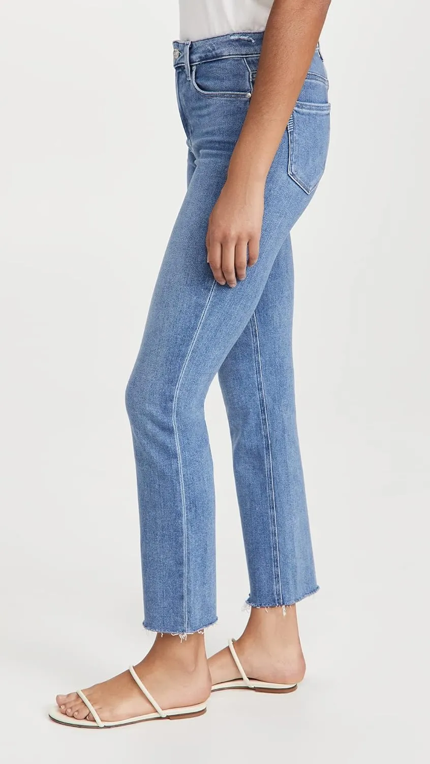 PAIGE Women's Cindy Jeans with Raw Hem