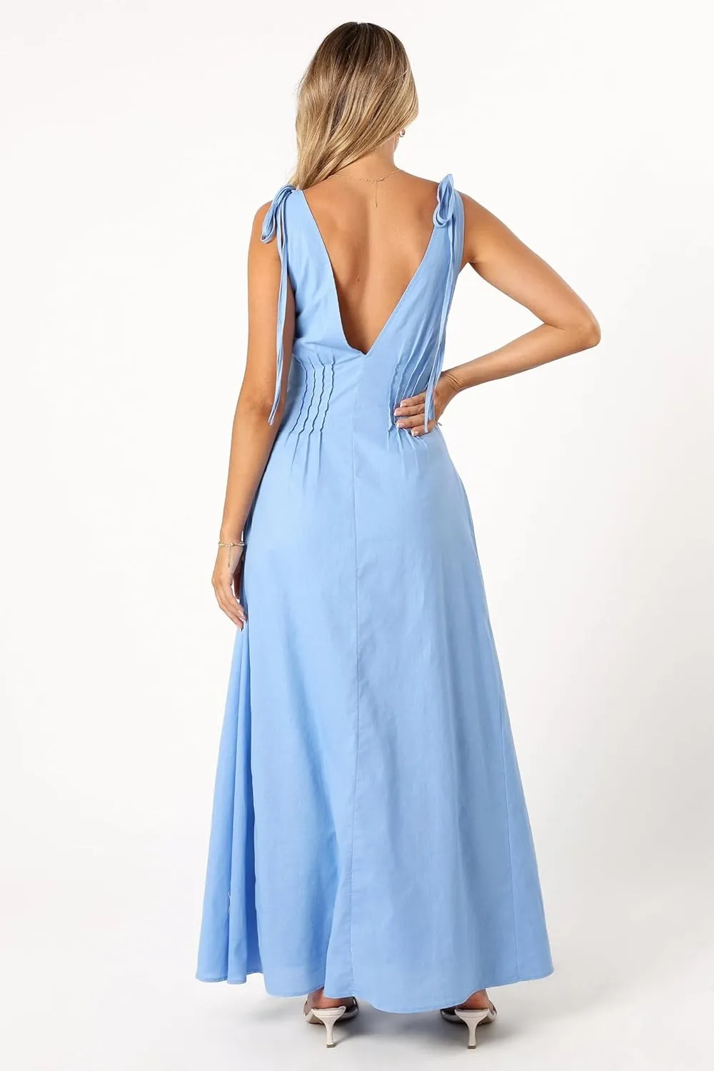 Petal & Pup Women's Lainey Tie Maxi Dress